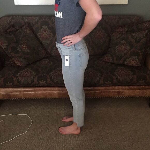 Gap straight crop 3/4 coupe jeans - Picture 7 of 8
